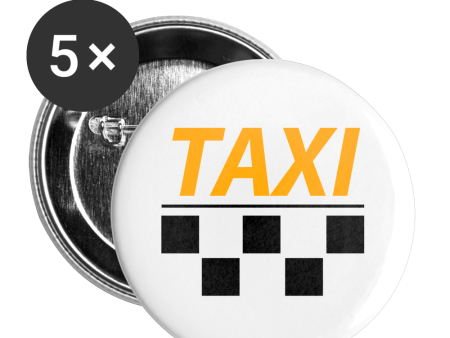 TAXI Buttons small 1   (5-pack) Online