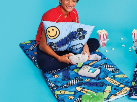 SK8 Board Sleeping Bag and Pillow Set Sale