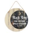 Magic Shop Round Hanging Sign Sale