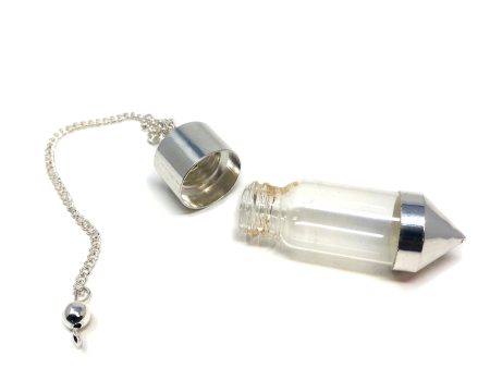 Chambered Empty Glass Pendulum 2  Sale