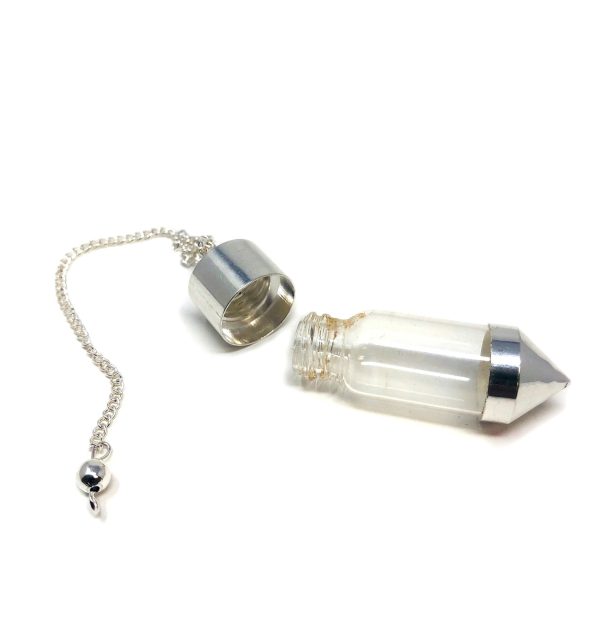 Chambered Empty Glass Pendulum 2  Sale