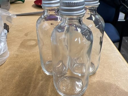 Glass Bottle W  Metal Cap Cheap