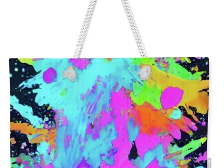 Color Splat - Weekender Tote Bag Online now