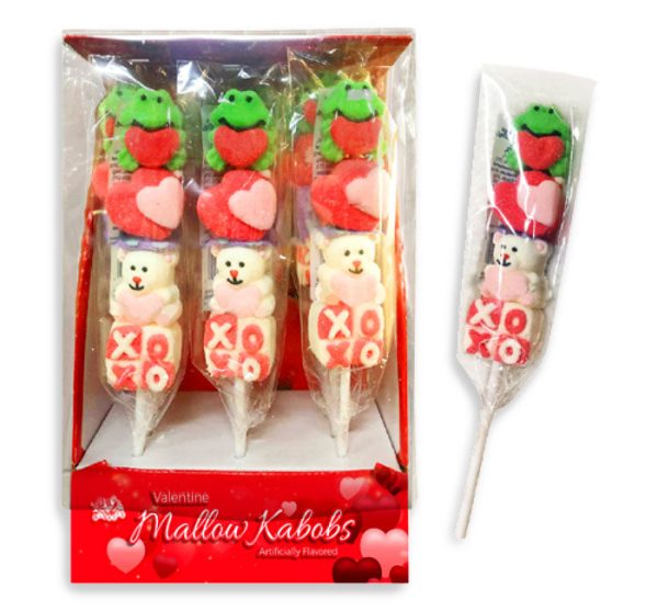 Valentines Mallow Kabob-5pc For Cheap