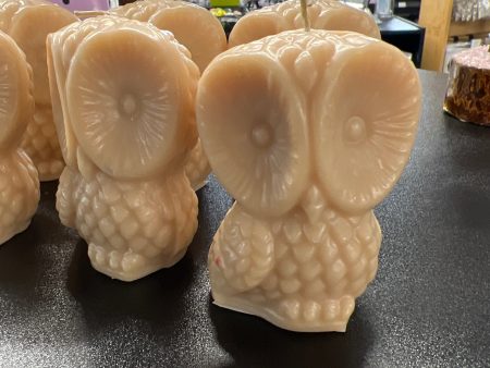 70 s Style Owl Candle Hot on Sale