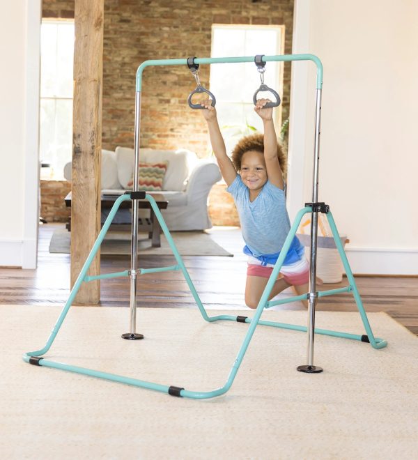 2-in-1 Adjustable Bar and Ring Gymnastics Set For Discount