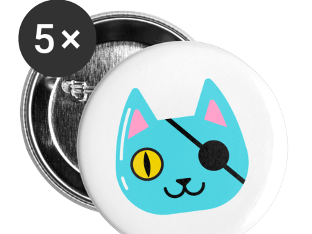 CAPTAIN KUTTO Buttons small 1   (5-pack) Fashion