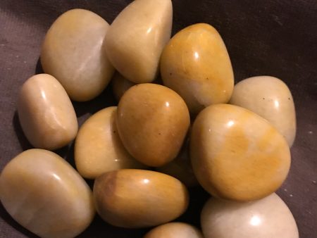 Yellow Aventurine, Tumbled For Cheap