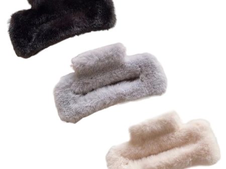 Neutral Furry Hair Claws Hot on Sale