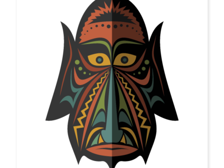 AFRICAN MASK 4 Poster 16x16 Supply