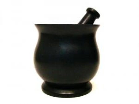 Black Soapstone Mortar & Pestle Discount