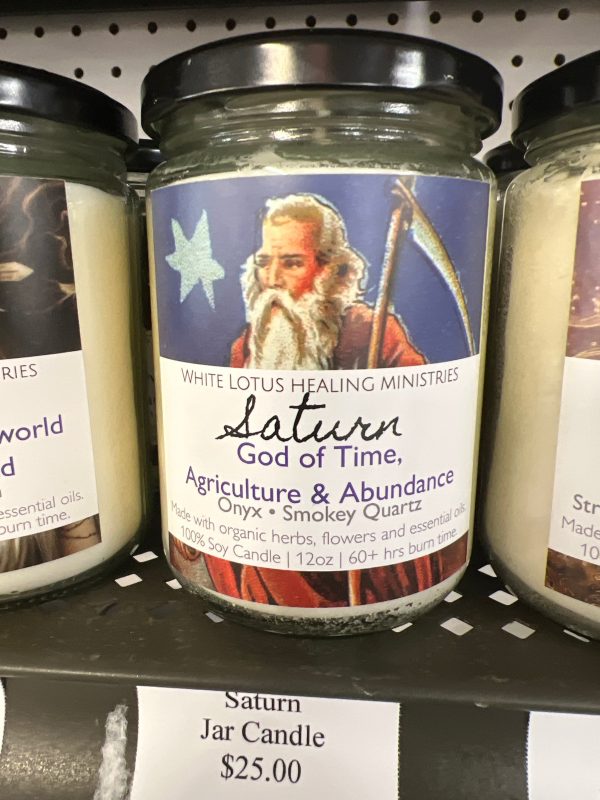 Saturn God Candle For Discount