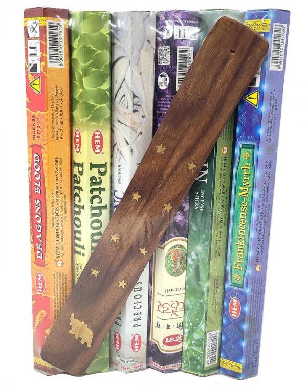 Assorted Hem Incense with Incense Burner Sale