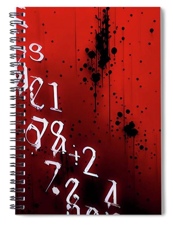 Numbers - Spiral Notebook Cheap