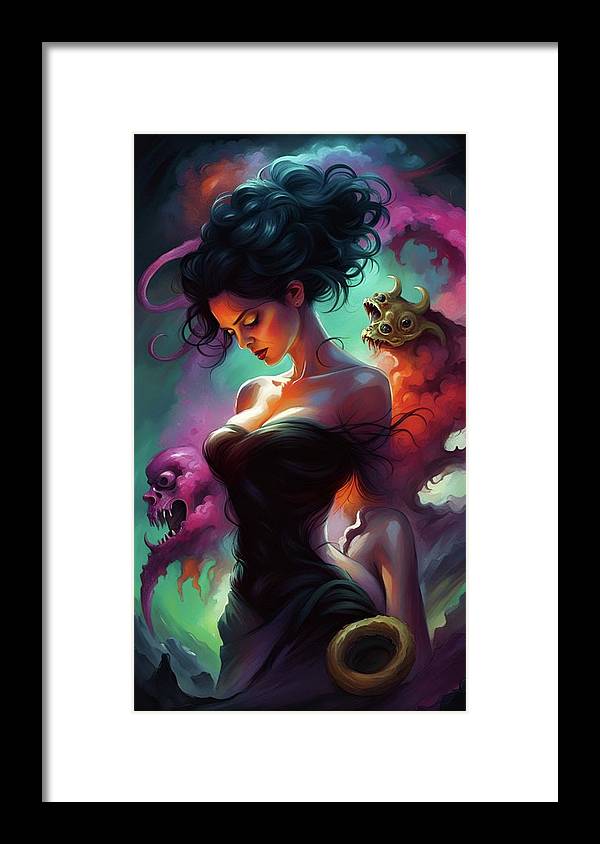 Color Dream - Framed Print Fashion