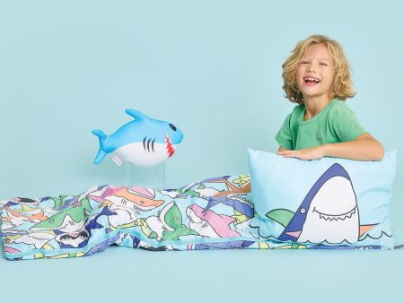 Shark Frenzy Sleeping Bag and Pillow Set Online