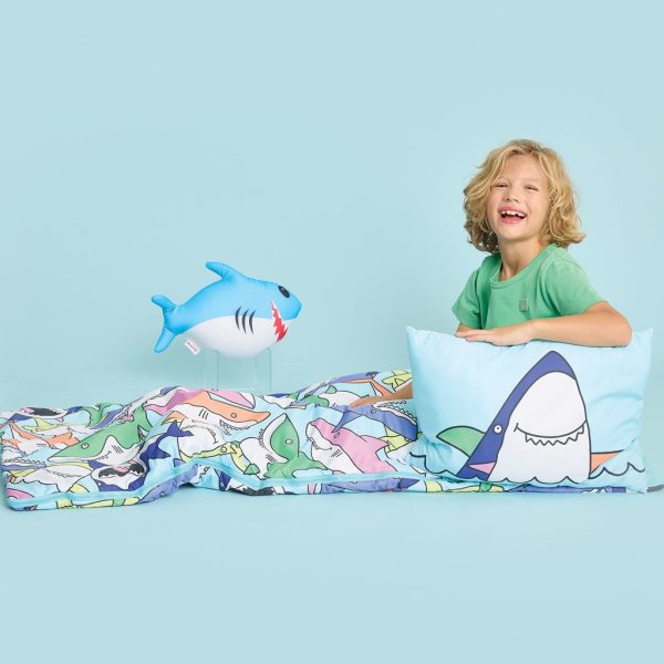 Shark Frenzy Sleeping Bag and Pillow Set Online