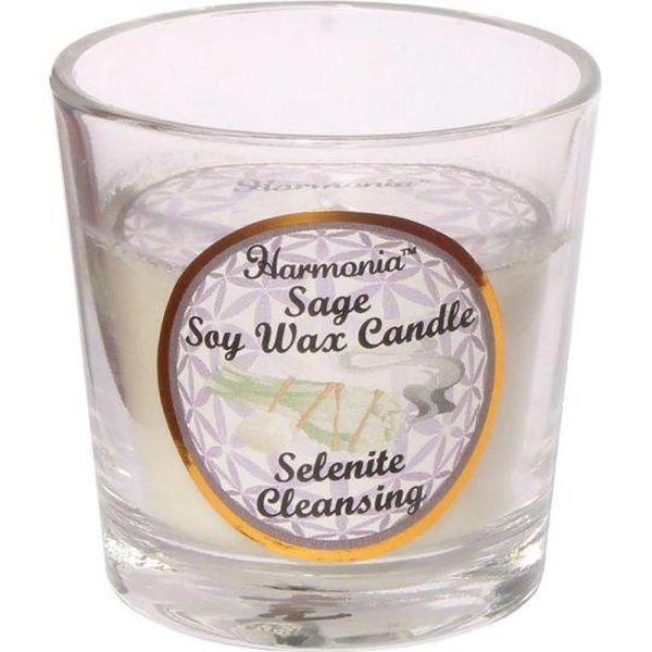 Cleaning Sage Selenite Soy Candle Online Sale