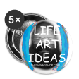 LIFE ART IDEAS Buttons small 1   (5-pack) Fashion