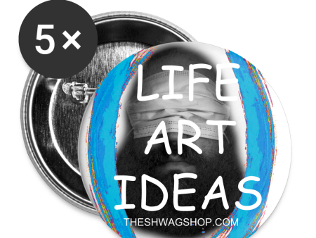 LIFE ART IDEAS Buttons small 1   (5-pack) Fashion