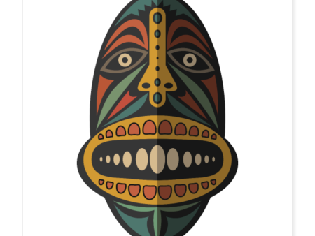 AFRICAN MASK 2 Poster 16x16 For Discount