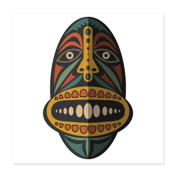 AFRICAN MASK 2 Poster 16x16 For Discount