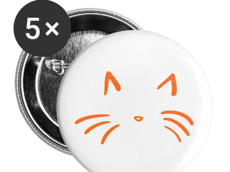 WHISKER Buttons small 1   (5-pack) Online Sale