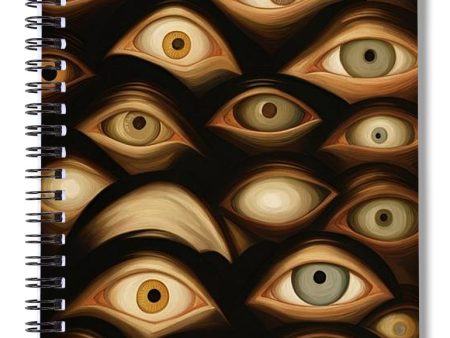 All Eyes - Spiral Notebook Hot on Sale