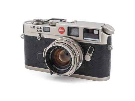 Leica M6 (Titanium, 10412) + 35mm f1.4 Summilux-M (Type II) (Titanium, 11860) Online Hot Sale