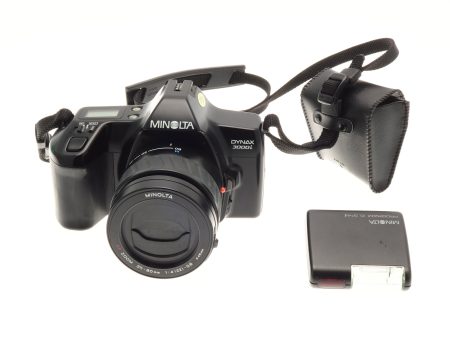 Minolta Dynax 3000i + 35-80mm f4-5.6 AF Zoom + D314i Program For Cheap