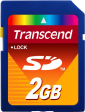 Transcend SD 2GB 45x Memory Card Sale